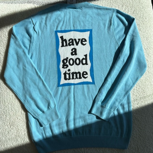 adidas x have a good time knit sweater M - Picture 3 of 5